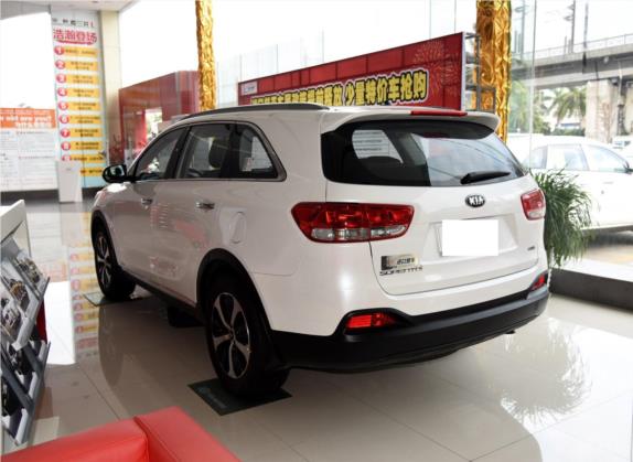 索兰托 2015款 索兰托L 2.2T 柴油4WD运动版 7座 外观   斜后