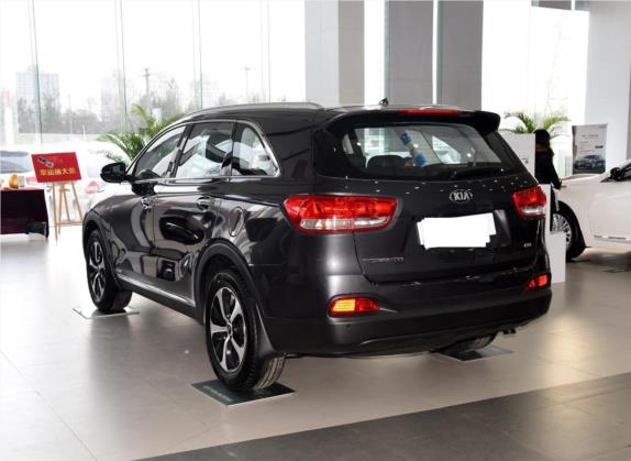 索兰托 2016款 索兰托L 2.4L 汽油4WD定制版 7座 国V 外观   斜后