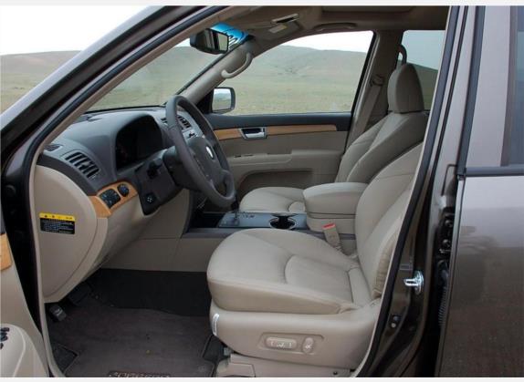 霸锐 2008款 3.8L 豪华版 国IV 车厢座椅   前排空间