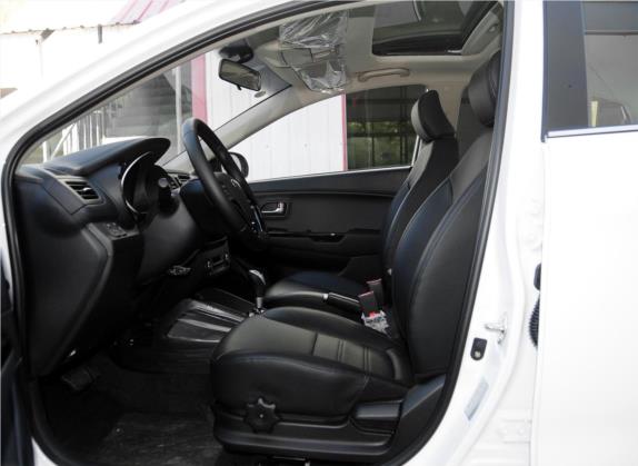 起亚K2 2015款 三厢 1.6L AT Premium 车厢座椅   前排空间