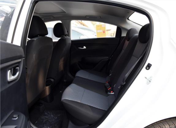 起亚K2 2017款 三厢 1.4L AT GLS 车厢座椅   后排空间
