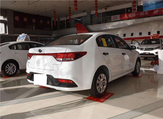 起亚K2 2017款 三厢 1.4L MT GL 外观   斜后