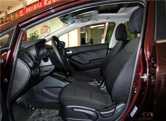 起亚K3 2013款 1.6L 自动GLS 车厢座椅   前排空间