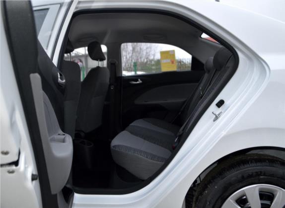 焕驰 2017款 1.4L 手动时尚版Smart 车厢座椅   后排空间