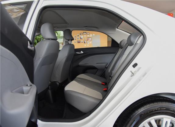 焕驰 2019款 1.4L 自动智享版Value 国VI 车厢座椅   后排空间
