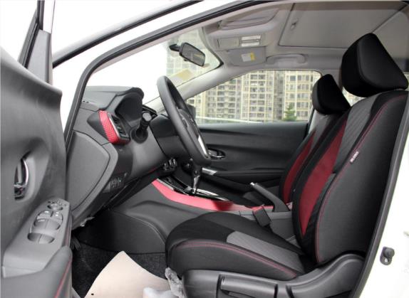 蓝鸟 2019款 1.6L CVT智联智酷版 国V 车厢座椅   前排空间