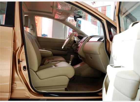 骐达TIIDA 2008款 1.6L 自动智能型 车厢座椅   前排空间