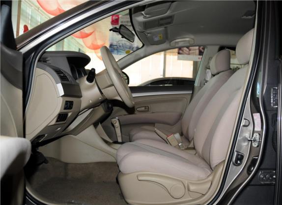 轩逸 2012款 经典 1.6XE 自动舒适版 车厢座椅   前排空间