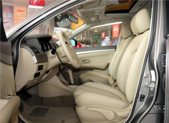 轩逸 2012款 经典 1.6XL 自动豪华版 车厢座椅   前排空间