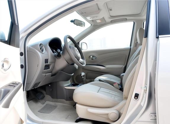 阳光 2011款 1.5XV CVT尊贵版 车厢座椅   前排空间