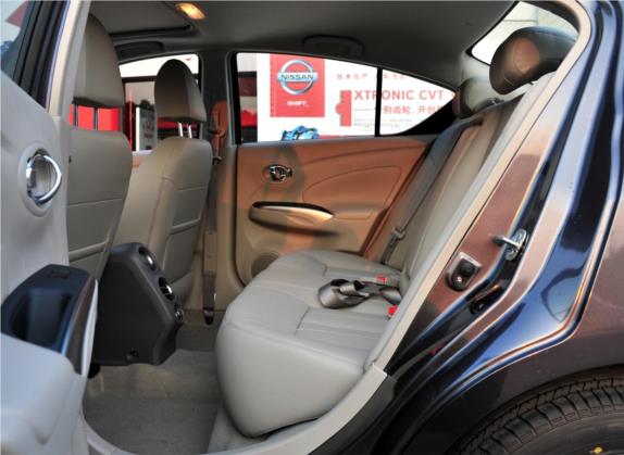 阳光 2014款 1.5XV CVT尊贵版 车厢座椅   后排空间