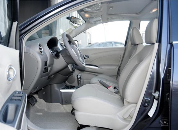 阳光 2014款 1.5XL CVT豪华版 车厢座椅   前排空间