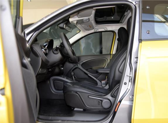 smart forfour 2016款 0.9T 66千瓦特别版 车厢座椅   前排空间