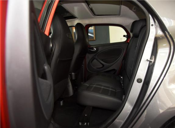 smart forfour 2016款 0.9T 66千瓦先锋版 车厢座椅   后排空间