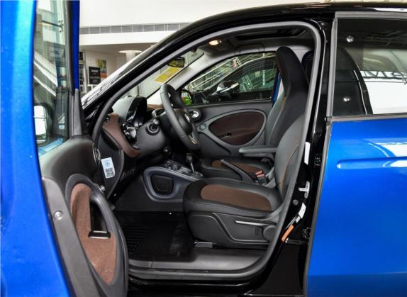 smart forfour 2018款 0.9T 66千瓦风尚型 车厢座椅   前排空间