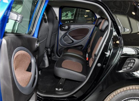 smart forfour 2018款 0.9T 66千瓦风尚型 车厢座椅   后排空间