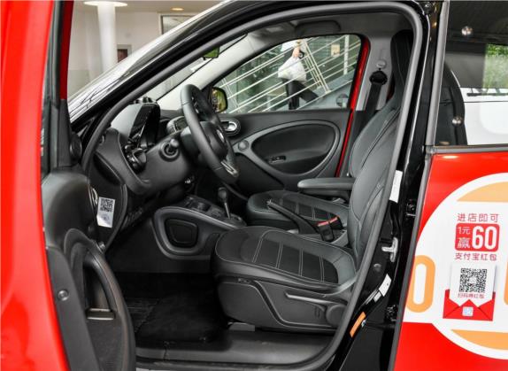 smart forfour 2018款 0.9T 66千瓦先锋版 车厢座椅   前排空间