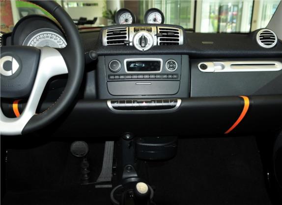 smart fortwo 2011款 1.0 MHD 硬顶燃橙版 中控类   中控台