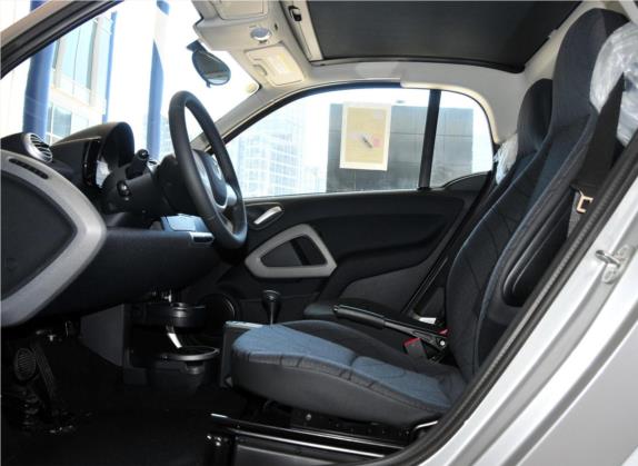 smart fortwo 2011款 1.0 MHD 硬顶激情版 车厢座椅   前排空间