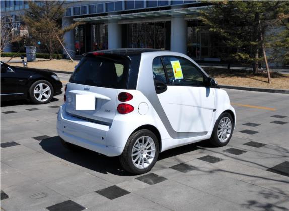 smart fortwo 2011款 1.0 MHD 硬顶激情版 外观   斜后