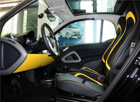 smart fortwo 2013款 1.0T 硬顶城市游侠特别版 车厢座椅   前排空间