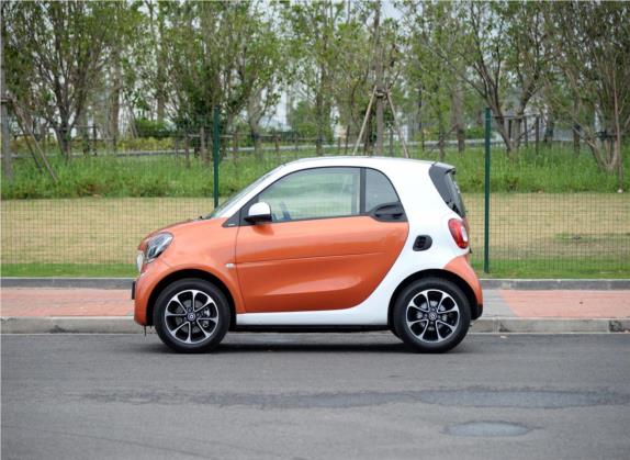 smart fortwo 2015款 1.0L 52千瓦硬顶激情版 外观   正侧