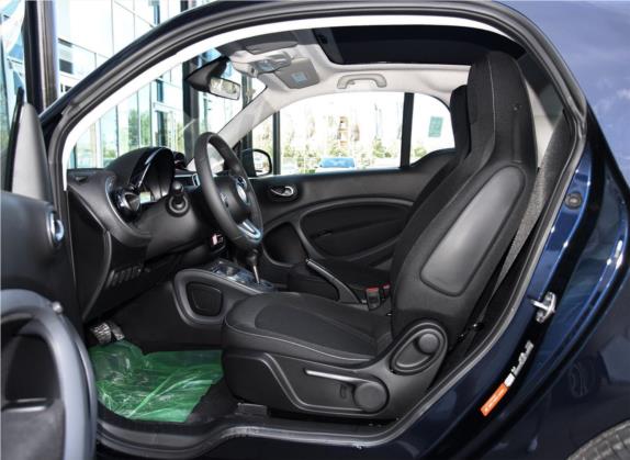 smart fortwo 2017款 1.0L 52千瓦魅蓝特别版 国V 车厢座椅   前排空间