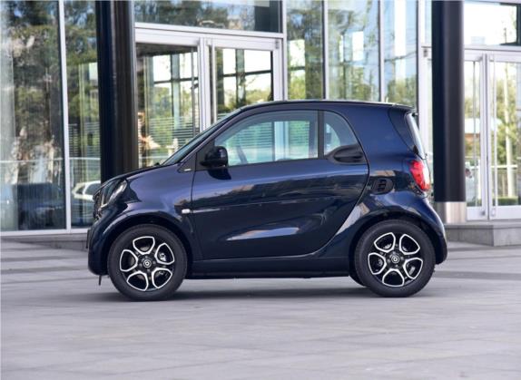 smart fortwo 2017款 1.0L 52千瓦魅蓝特别版 国V 外观   正侧