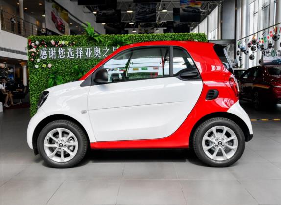 smart fortwo 2018款 1.0L 52千瓦硬顶灵动版 国V 外观   正侧