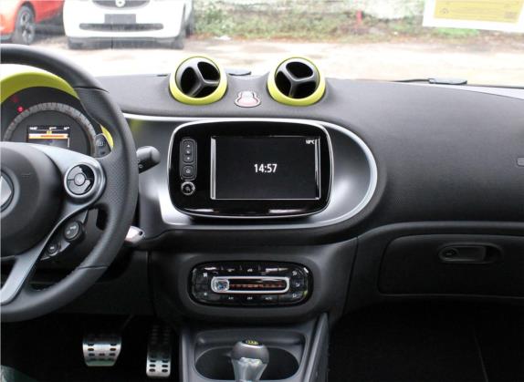 smart fortwo 2018款 0.9T 66千瓦硬顶耀目灰特别版 国V 中控类   中控台