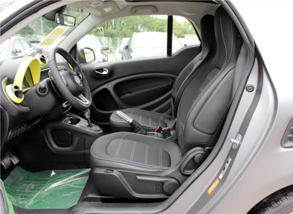 smart fortwo 2018款 0.9T 66千瓦硬顶耀目灰特别版 国V 车厢座椅   前排空间