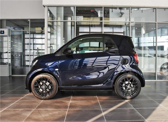 smart fortwo 2019款 0.9T 66千瓦驭风蓝特别版 国V 外观   正侧