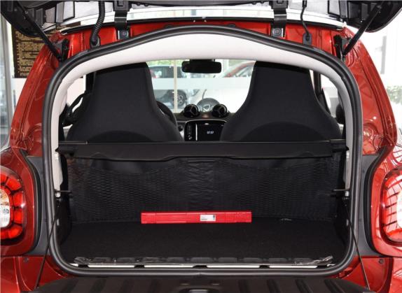 smart fortwo 2019款 0.9T 66千瓦红色瞬间特别版 国VI 车厢座椅   后备厢