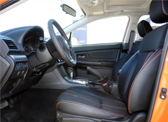斯巴鲁XV 2012款 2.0i 舒适版 车厢座椅   前排空间