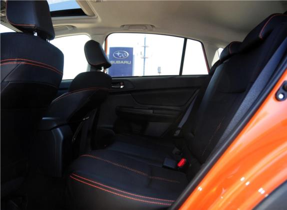 斯巴鲁XV 2012款 2.0i 舒适版 车厢座椅   后排空间