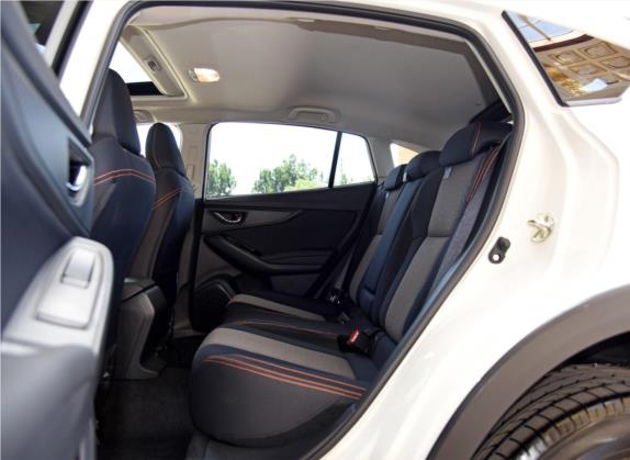 斯巴鲁XV 2018款 2.0i 全驱精英版 车厢座椅   后排空间
