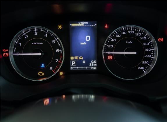 斯巴鲁XV 2018款 2.0i 全驱豪华版 中控类   仪表盘