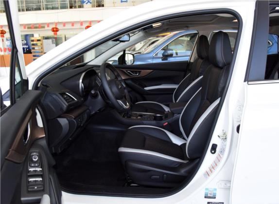 斯巴鲁XV 2020款 2.0i 智擎旗舰版EyeSight 车厢座椅   前排空间
