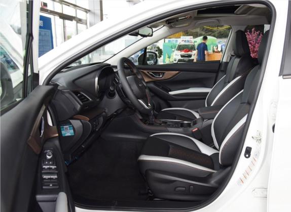 斯巴鲁XV 2020款 改款 2.0i 智擎旗舰版EyeSight 车厢座椅   前排空间
