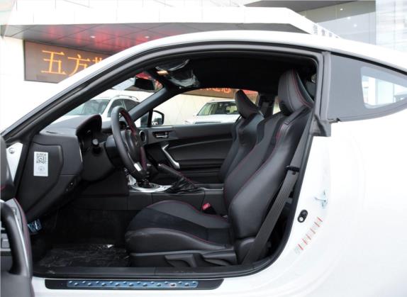 斯巴鲁BRZ 2017款 2.0i 手动type-S版 车厢座椅   前排空间