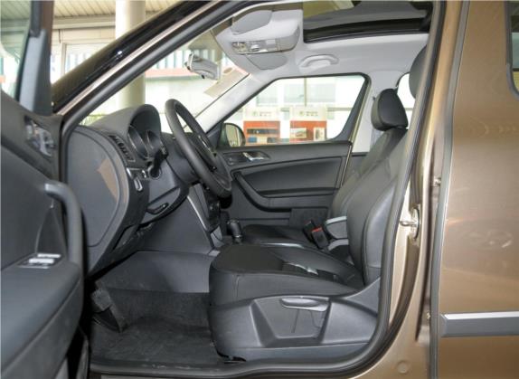 Yeti 2014款 1.4TSI DSG极地版 车厢座椅   前排空间