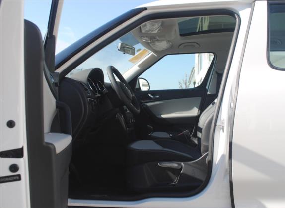 Yeti 2017款 1.6L 手动前行版 车厢座椅   前排空间