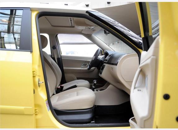 晶锐 2008款 1.4L 自动晶享版 车厢座椅   前排空间