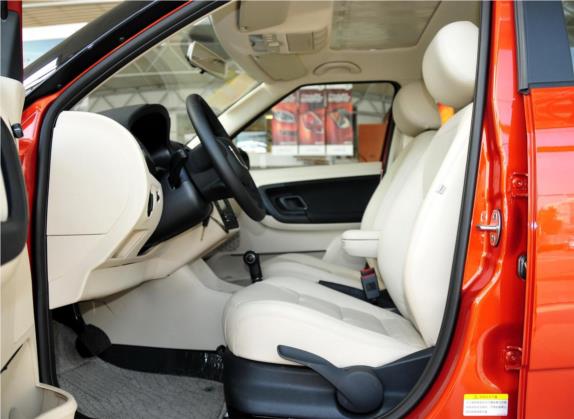 晶锐 2012款 1.6L 自动晶享版 车厢座椅   前排空间