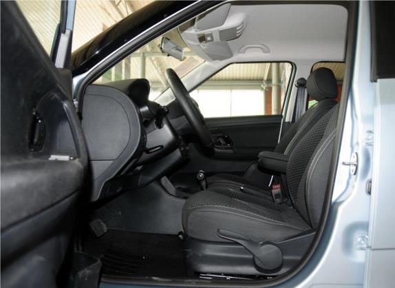 晶锐 2012款 1.6L 五周年典藏版 车厢座椅   前排空间