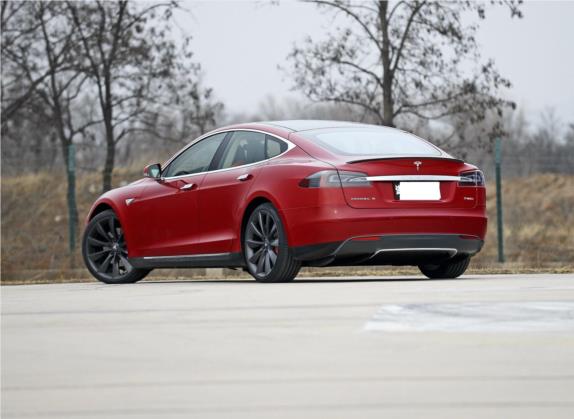 Model S 2015款 Model S P85D 外观   斜后