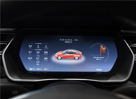 Model S 2016款 Model S 60D 中控类   仪表盘