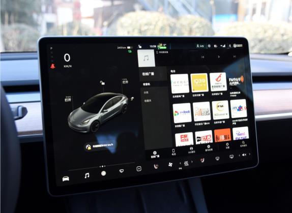 Model 3 2022款 后轮驱动版 中控类   仪表盘