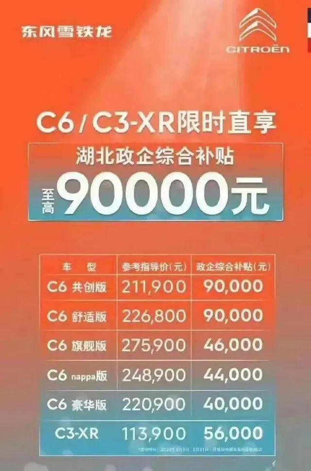 “东风牌”砍刀砍向二手车？有东风二手车周内降价2万，全成都不见C6新车