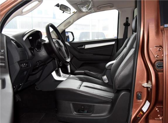 mu-X牧游侠 2015款 2.5T 四驱自动尊享型 7座 车厢座椅   前排空间